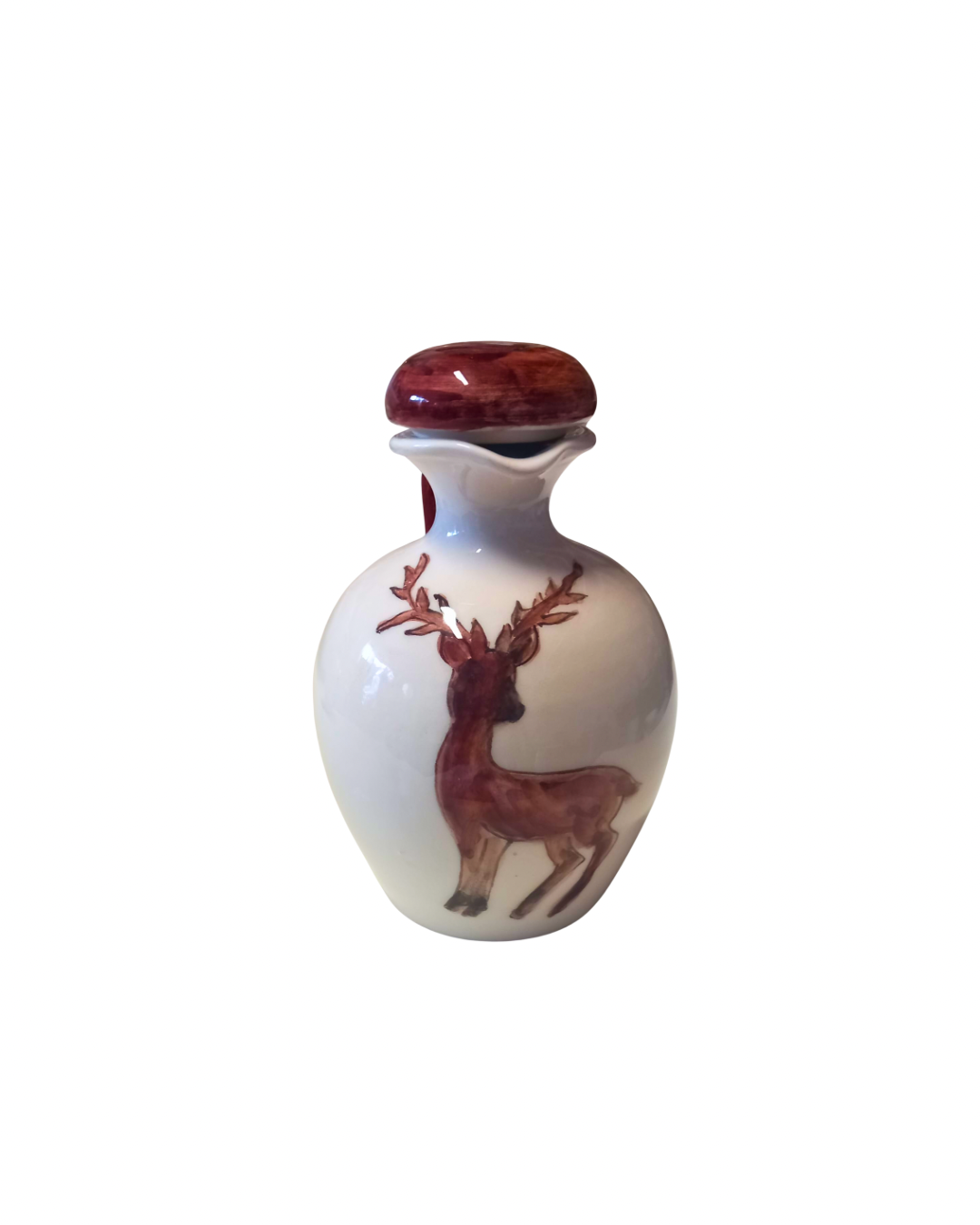 Sveva's Home Ceramic Baby Deer Olive Oil and Vinegar Bottles Set of 2