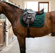 Emerald Green Quilted Horse Saddle Pad