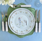 Tennis lady dinner plate (set of 4)