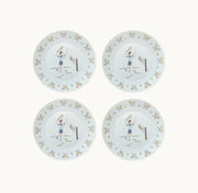 Tennis gentleman dessert plate (set of 4)