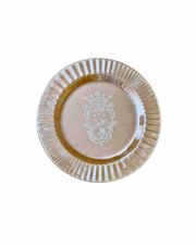 Sveva’s Home Engraved Dessert Glass Plate Set of 12