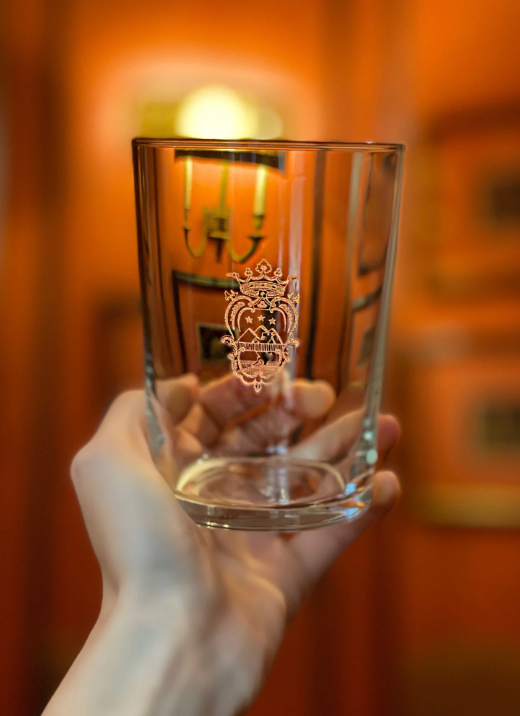 Engraved water & wine glass set