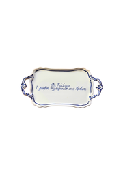 Sveva's Home Ceramic Tray «On Fridays I prefer my espresso in a Martini»