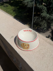Custom Dog Bowl – Hand-Painted