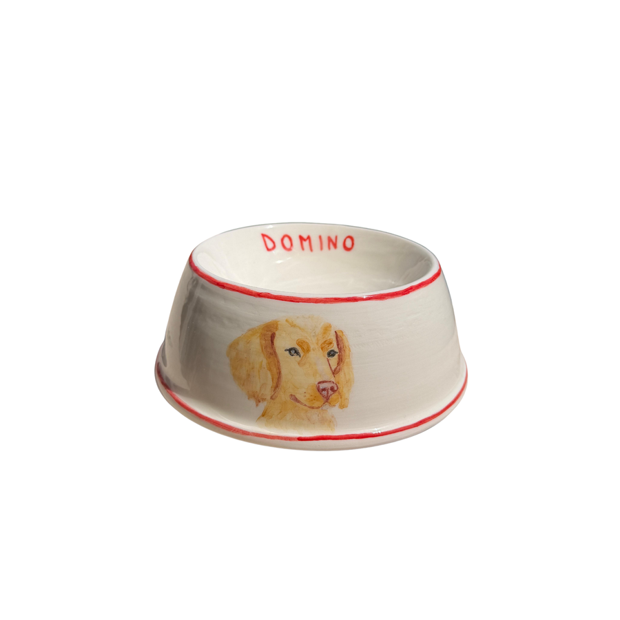 Custom Dog Bowl – Hand-Painted