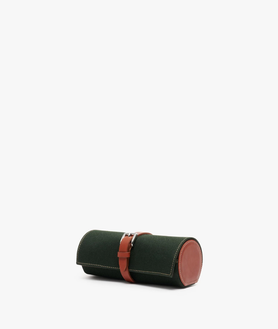 Three Places Watchcase in Dark Green