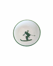 Sveva's Home Ceramic  Alpine Skier Bowls Set of 4