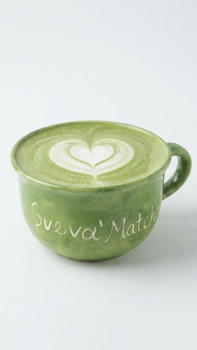 Personalised Matcha Ceramic Mug (set of 2)