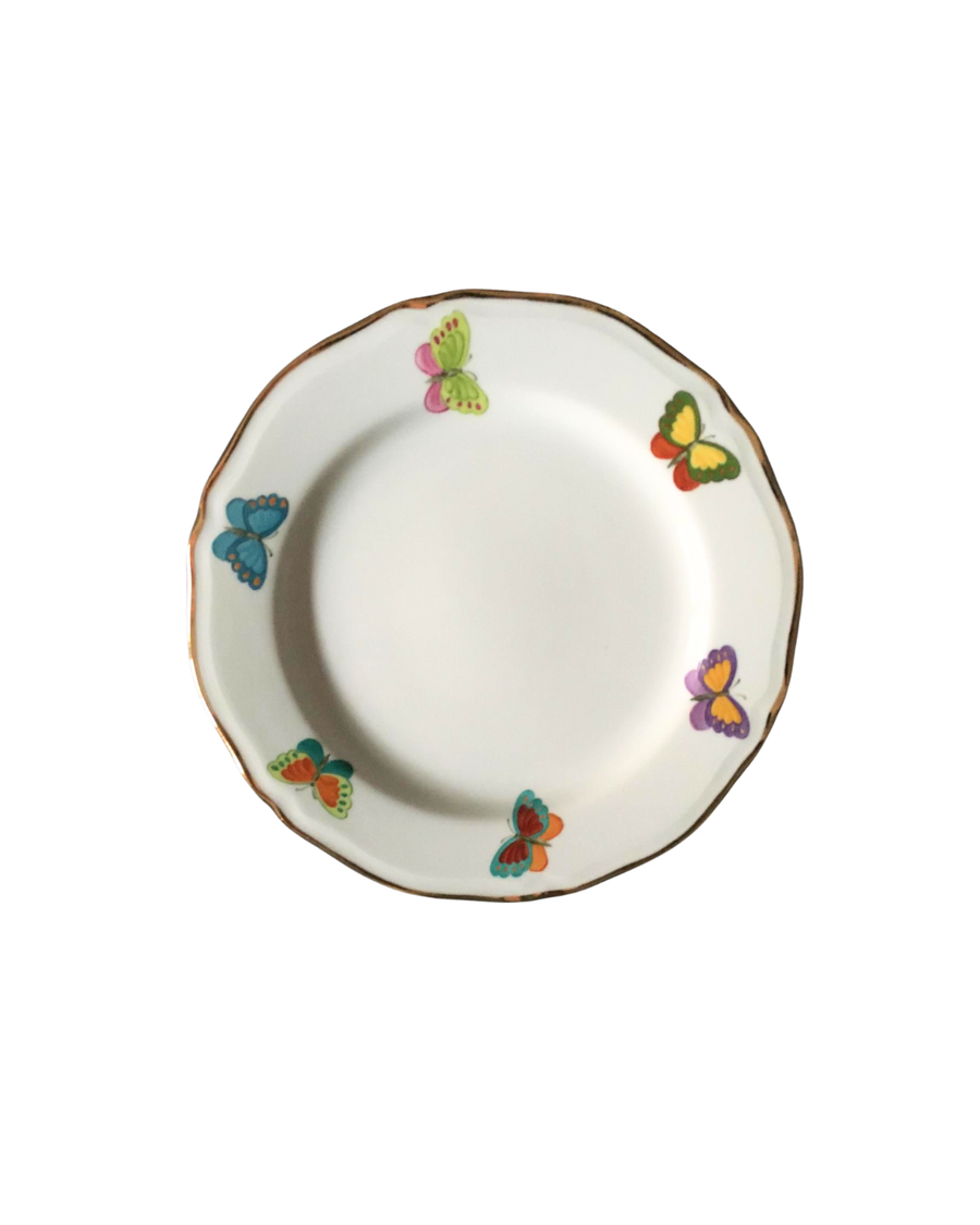 Sveva's Home Porcelain Buttefly Plate Set of 4