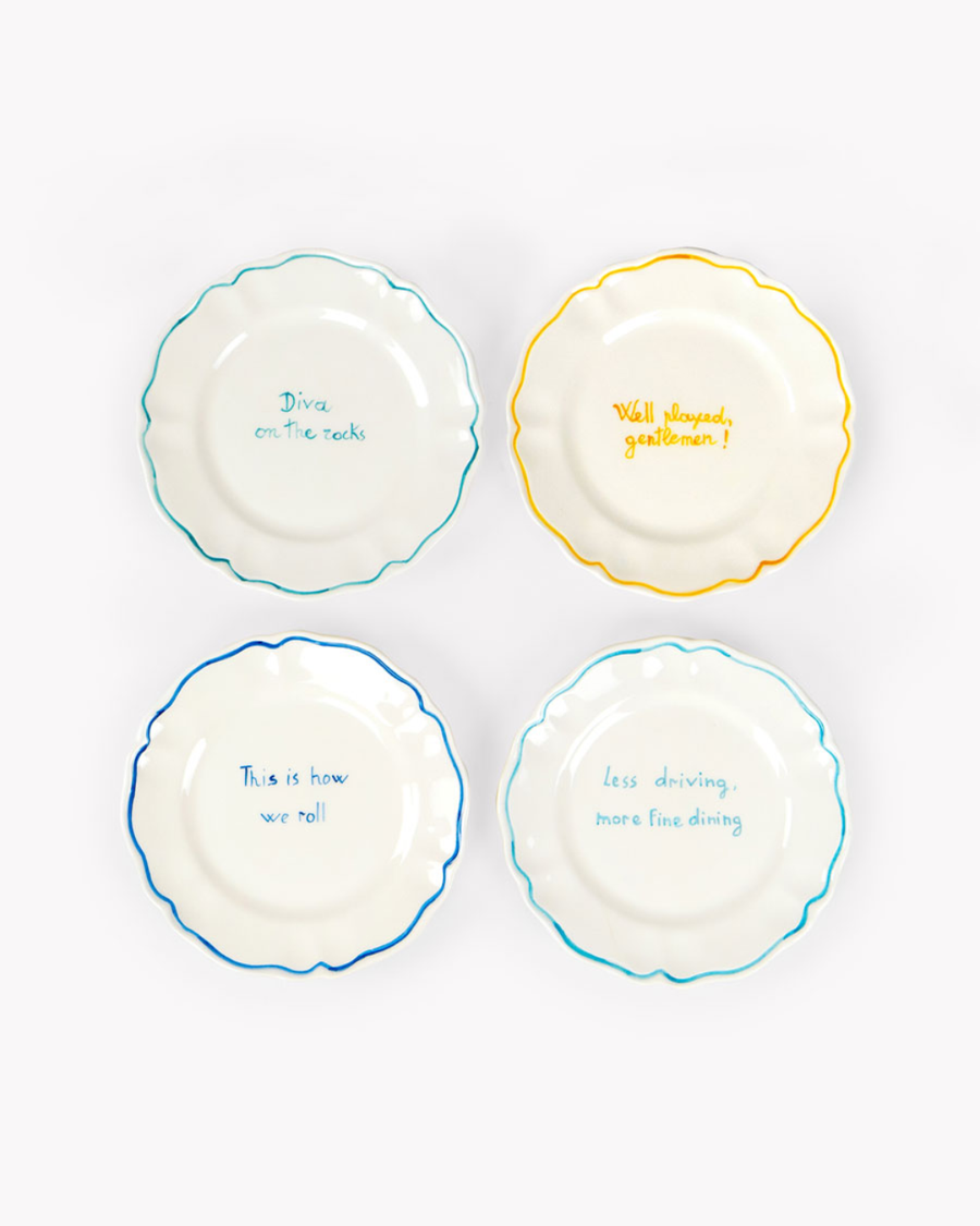 Sveva’s Home x The I.C.E. Quote Plates Set of 4