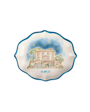 Sveva's Home Ceramic Personalized Wedding Ashtray Set of 20