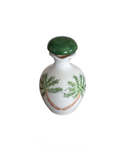 Sveva's Home Ceramic Palm Tree Olive Oil and Vinegar Bottles Set of 2