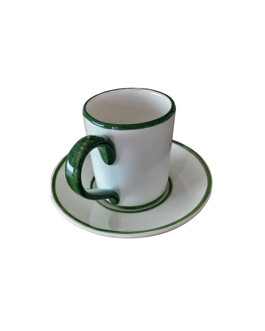 Sveva's Home Ceramic Palm Tree Mugs Set of 4
