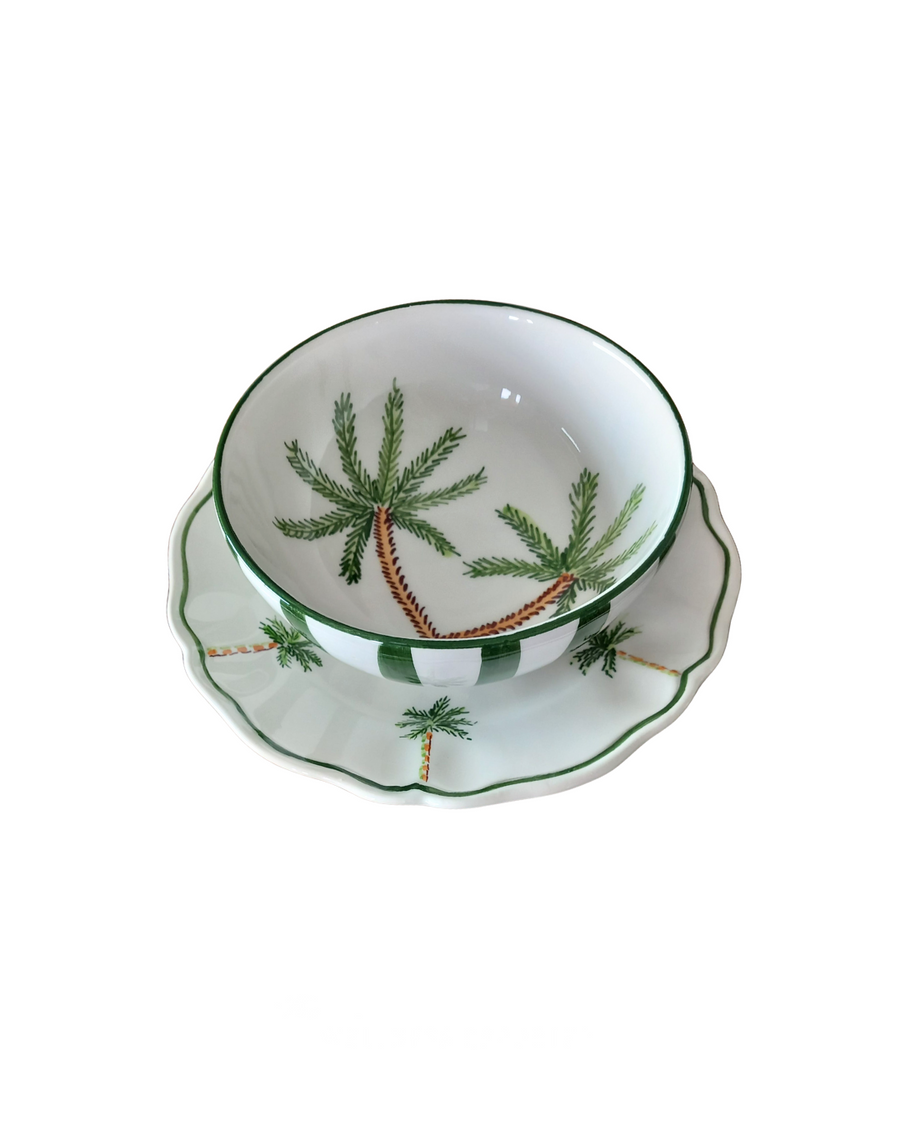 Sveva's Home Ceramic Palm Tree Bowls