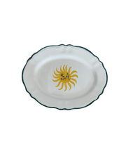 Sveva's Home Ceramic Personalized Single Wedding Engraved Oval Serving Platter