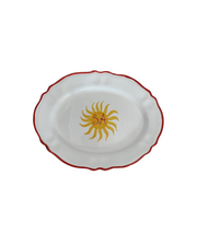 Sveva's Home Ceramic Personalized Single Wedding Engraved Oval Serving Platter