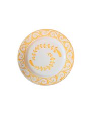 Sveva's Home Sea Red Plate Big and Small Dining Plates Set of 4