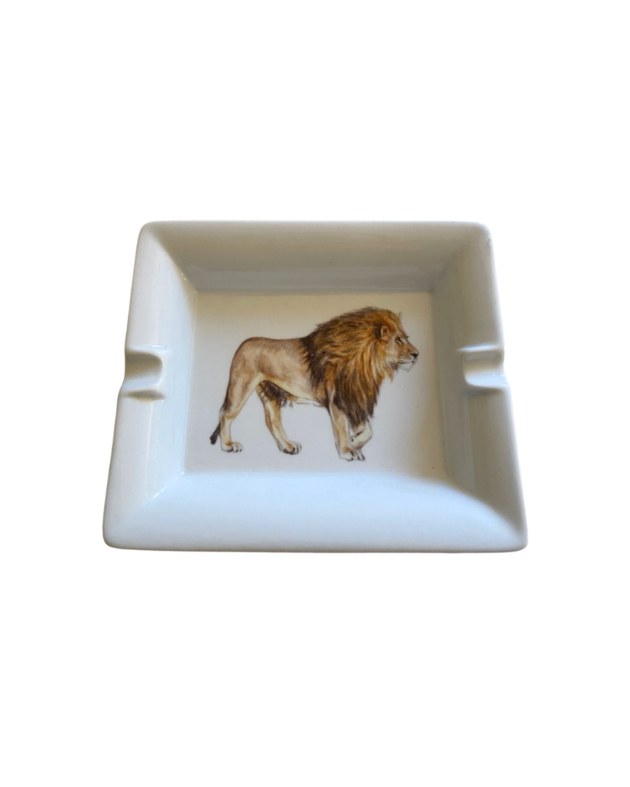 Sveva's Home Porcelain Lion Ashtray