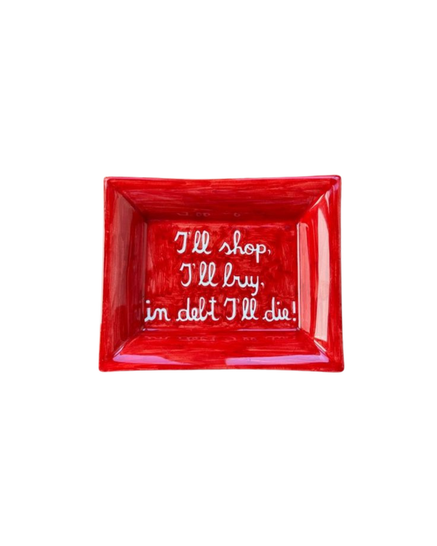 Sveva's Home Ceramic Ashtray "With nights like this, who needs days?"
