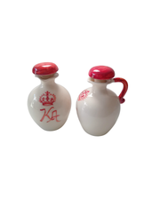 Sveva's Home Ceramic Personalised Olive Oil and Vinegar Bottles Set of 2