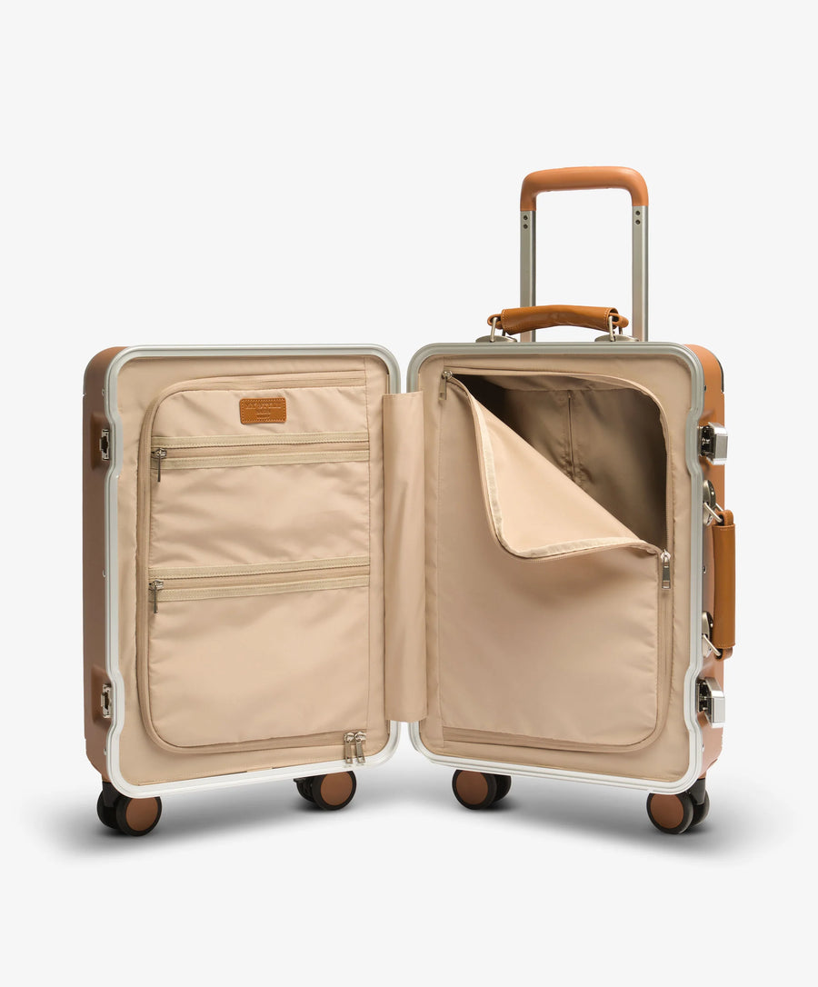 Trolley Cabin - Caramel with Stripes