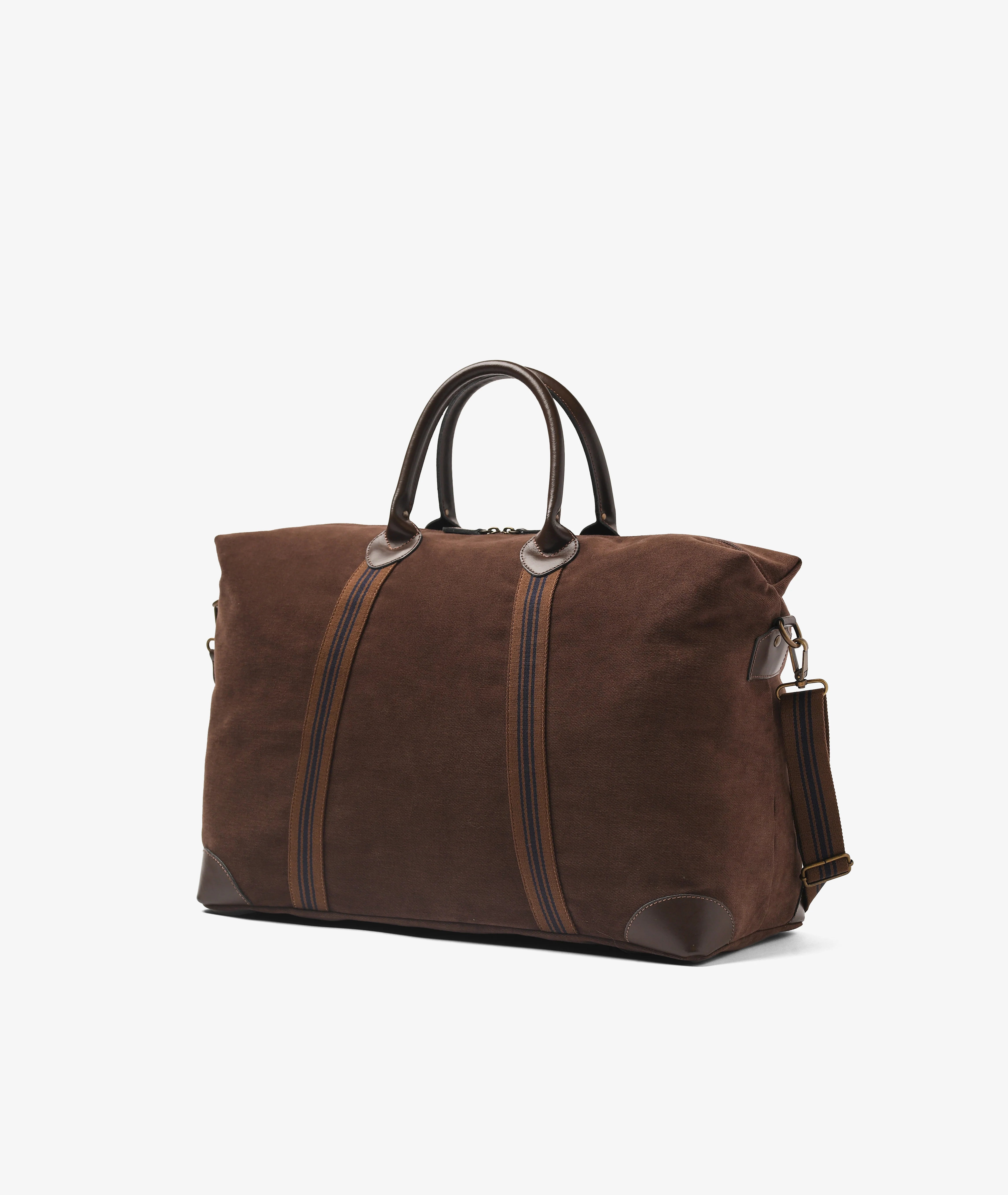 Harvard Duffel Bag Twinline - Large in Chocolate Brown