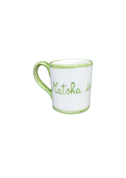 Sveva's Home Ceramic Matcha Quote Mug Set of 2